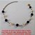 PULSEIRA NO BRUTO PRONTO PARA O BANHO COM PEROLAS DE 4MM - BRANCA/NEGRA - PESO 2,4GR -TAMANHO 17CM+EXTENSOR - BRU3358 - Imagem 1