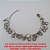 PULSEIRA NO BRUTO PRONTO PARA O BANHO COM ARGOLLAS DE 10MM -MAIS PINDURICALHO COM 6MM - 9,1GR - 17CM -BRU1824 - Imagem 1