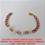 PULSEIRA NO BRUTO PRONTO PARA O BANHO  SIMPLES COM CORRENTE DE ALUMINIO E PEROLAS 3,9GR - COM 18CM - BRU3168 - Imagem 1