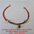 PULSEIRA NO BRUTO PRONTO PARA O BANHO PULSEIRA SIMPLES COM CRISTAL 2.9GR  - 18CM-  BRU3427 - Imagem 1