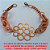 PULSEIRA NO BRUTO PRONTO PARA O BANHO CCOM CORRENTE EM ALUMINIO - ENTREMEIO  LATÃO - TAMANHO 20CM - 6,8GR -BRU3432 - Imagem 1