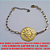 PULSEIRA NO BRUTO PRONTO PARA O BANHO COM CORRENTE CARTIER FIO 1.0 - FECHO  LAGOSTA PINGENTE DO ESPIRITO SANTO - 20CM + EXTENSOR - 5,2GR - BRU1850 - Imagem 1