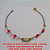 PULSEIRA NO BRUTO PRONTO PARA O BANHO  SIMPLES COM PEDRINHA DE CRISTAL COM 18CM - PESO 1,4GR - BRU2128 - Imagem 1