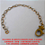 PULSEIRA NO BRUTO PRONTO PARA O BANHO CORRENTE  20CM - COM FECHO LAGOSTA   TIPO URSINHO- CORRENTE LARGURA  LARGURA 55MM - PESO - 7,3GR  -BRU3499 - Imagem 2