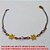 PULSEIRA NO BRUTO PRONTO PARA O BANHO -  PULSEIRA FEMININA COM MIÇANGAS DE CRISTAL  E FLORES- TAMANHO:19,0CM - PESO:1,7GR -  BRU3653 - Imagem 1