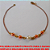 PULSEIRA NO BRUTO PRONTO PARA O BANHO SIMPLES E DELICADA COM BOLINHAS DE ABS  E PEROLA -COM FECHO LAGOSTA - PESO 1,6GR -BRU3590 - Imagem 2