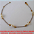 PULSEIRA NO BRUTO PRONTO PARA O BANHO SIMPLES E DELICADA COM PEROLA DE 4MM -  18CM+EXTENSOR  COM FECHO LAGOSTA - PESO 1,6GR - BRU3592 - Imagem 1