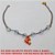 PULSEIRA NO BRUTO PRONTO PARA O BANHO -  PULSEIRA FEMININA COM MIÇANGAS DE CRISTAL  E PENDURICALHO DE GOLFINHO - TAMANHO: 18,6CM - PESO:1,4GR - BRU3677 - Imagem 1