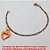 PULSEIRA NO BRUTO PRONTO PARA O BANHO -  PULSEIRA FEMININA COM PENDURICALHO DE  CORAÇÃO E COM FECHO LAGOSTA - TAMANHO: 18,7CM - PESO:2,2GR - BRU3691 - Imagem 2