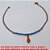 PULSEIRA NO BRUTO PRONTO PARA O BANHO -  PULSEIRA FEMININA COM MIÇANGAS DE CRISTAL  E PENDURICALHO DE ''GOTA'' - TAMANHO:19,2CM -  PESO:1,2GR - BRU3638 - Imagem 2