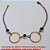 PULSEIRA NO BRUTO PRONTO PARA O BANHO -  PULSEIRA FEMININA COM OLHO GREGO E  CÍRCULOS - LARGURA DO OLHO 6MM - TAMANHO: 19,9CM - PESO:2,2GR - BRU3727 - Imagem 2