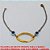 PULSEIRA NO BRUTO PRONTO PARA O BANHO -  PULSEIRA FEMININA COM OLHO GREGO - LARGURA  DO OLHO 6MM - TAMANHO:17,8CM - PESO:1,9GR -  BRU3728 - Imagem 1