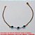 PULSEIRA NO BRUTO PRONTO PARA O BANHO -  PULSEIRA FEMININA COM OLHO GREGO - LARGURA  DO OLHO 6MM - TAMANHO:19,0CM - PESO:1,2GR -  BRU3729 - Imagem 2