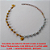 PULSEIRA NO BRUTO PRONTO PARA O BANHO TODA TRABALHADA COM PEROLAS E LATÃO 4MM 2,2GR  - 16CM+EXTENSOR - BRU2451 - Imagem 3