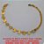 PULSEIRA NO BRUTO PRONTO PARA O BANHO COM CORRENTE DUPLA E  ARGOLINHAS  TAMANHO 18CM -PESO 1.9GR - - BRU6037 - Imagem 1