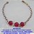 PULSEIRA NO BRUTO PRONTO PARA O BANHO COM CORRENTE E FECHO LAGOSTA - TREIS PEDRA  DE ZIRCONIA 10X10MM -PESO TOTAL 6,3GR BRU5425 - Imagem 1