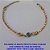PULSEIRA NO BRUTO PRONTO PARA O BANHO COM CORRENTE TODA EM CRISTAL TAMANHO 18CM - PESO 2,3GR - BRU3018 - Imagem 1