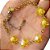 Pulseira Em Acrílico Em Formato de Estrelas No Bruto Pronto Para o Banho Tamanho Aprox: 21cm Extensor: 8,5cm Peso: 5,8 gramas REF: BRU686 - Imagem 1