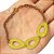 Pulseira No Bruto Pronto Para Banho Tamanho Aproximado: 20,0cm Peso: 2,8 gramas REF: BRU814 - Imagem 1