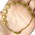 Pulseira No Bruto Pronto Para Banho Com Flor Toda Trabalhada Tamanho Aproximado: 19,0cm Peso: 2,8 gramas REF: BRU604 - Imagem 1