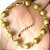 Pulseira No Bruto Pronto Para Banho Com Bolas 8mm Tamanho Aproximado: 19,0cm Extensor: 6,0cm Peso: 6,5 gramas REF: BRU991A - Imagem 2