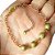 Pulseira No Bruto Pronto Para Banho Com Bolas De 8mm Tamanho Aproximado: 20,0cm Extensor: 6,0cm Peso: 4,5 gramas REF: BRU989A - Imagem 1