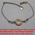 PULSEIRA NO BRUTO PRONTO PARA O BANHO PULSEIRA SIMPLE COM PEROLA ENTREMEIO TAM.17CM+EXTENSOR - PESO 1.8GR - BRU2370 - Imagem 3