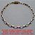 PULSEIRA NO BRUTO PRONTO PARA O BANHO MODELO CARTIER LONGA 1.0 DIAMANTADA TAM.25CM - FECHO GAVETA - PESO 4,8GR - 2443 - Imagem 3