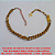 PULSEIRA NO BRUTO PRONTO PARA O BANHO TIPO PULSEIRA TERÇO DUPLA COM CONTAS DE LATAO - 17CM+EXTENSOR - 4,1GR - BRU033A - Imagem 2