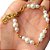 Pulseira no Bruto Pronto para Banho Peso: 6,0 gramas REF: BRU2082 - Imagem 1
