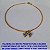 PULSEIRA NO BRUTO PRONTO PARA O BANHO COM CORRENTERABO DE RATO 22CM -COM PINGENTE DE OLHO GREGO -PESO TOTAL 2.3GR - BRU5539 - Imagem 2