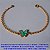 PULSEIRA NO BRUTO PRONTO PARA O BANHO - COM FECHO REDONDO E CORRENTE ELLO PORTUGUES - TAMANHO 17CM COM CONECTOR ESMALTADO - PESO 1.9GR - BRU0860 - Imagem 1