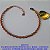 PULSEIRA NO BRUTO PRONTO PARA O BANHO - COM FECHO LAGOSTA E CORRENTE ELLO PORTUGUES LARGURA 4MM (394)CORAÇAO DUPLO 24X22MM - TAMANHO 18CM+EXTENSOR PESO TOTAL 7GR - BRU4718 - Imagem 1