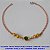 PULSEIRA  BRUTO PRONTO PARA O BANHO - SIMPLES E DELICADA COM PESO TOTAL 2.7GR - TAMANHO 18CM - BRU6621 - Imagem 1