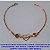 PULSEIRA NO BRUTO PRONTO PARA O BANHO - COM CONECTOR DE  CORAÇÃO(AMOR) E DOIS CRISTAL - TAMANHO 18CM COM FECHO  LAGOSTA - PESO TOTAL 1.8GR - BRU6673 - Imagem 1