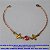 PULSEIRA NO BRUTO PRONTO PARA O BANHO -COM FECHO LAGOSTA(JOIASECIA) CRUZ PORTUGUESA C/ CRISTO 15MM  (4205)(LATÃO) -CORRENTE CADEADO - TAMANHO 18CM - PESO 1.9GR - BRU6873 - Imagem 1