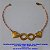 PULSEIRA NO BRUTO PRONTO PARA O BANHO - COM CORRENTE CADEADO PESO TOTAL 2.8GR - TAMANHO 18CM (4763/1512) QUE SEJA INFINITO 22X10MM - BRU6937 - Imagem 1
