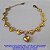 PULSEIRA BRUTO PRONTO PARA O BANHO - TADA EM LATÃO -COM 12 CORAÇÃO (4761)CORAÇÃO 10M BORD BOLINHA MEIO LISO  -TAMANHO 18CM +EXTENSOR (823) PINGENTE CORAÇAO DUPLO 12,5X11 DUPLO (FECHO LAGOSTA) PESO TOTAL 8GR - BRU6185 - Imagem 1
