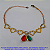PULSEIRA  NO BRUTO PRONTO PARA O BANHO - COM CORRENTE CARTIER CURTA TAMANHO 18CM - PESO 5.3GR(4205) - COM FECHO LAGOSTA - BRU7052 - Imagem 1