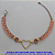 PULSEIRA NO BRUTO PRONTO PARA O BANHO - CORRENTE TIPO ESCAMA COM CONECTOR DE CRISTAL -PESO TOTAL 2.1GR - TAMANHO 18CM - BRU5534 - Imagem 1