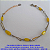 PULSEIRA NO BRUTO PRONTO PARA O BANHO(CX74) -  TODA EM PEDRINHAS COLORIDAS - PESO TOTAL 2,5GR MATERIAL  (LATÃO) TAMNHO 18CM+EXTENSOR  - BRU7185 - Imagem 1