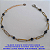 PULSEIRA NO BRUTO PRONTO PARA O BANHO(CX74) -  TODA EM PEDRINHAS COLORIDAS - PESO TOTAL 2,5GR MATERIAL  (LATÃO) TAMNHO 18CM+EXTENSOR  - BRU7186 - Imagem 1