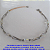 PULSEIRA NO BRUTO PRONTO PARA O BANHO(CX74) -  TODA EM PEDRINHAS COLORIDAS - PESO TOTAL 2,5GR MATERIAL  (LATÃO) TAMNHO 18CM+EXTENSOR  - BRU7187 - Imagem 1