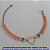 PULSEIRA NO BRUTO PRONTO PARA O BANHO(CX71) - CORRENTE TIPO ESCAMA  COM CONECTOR DE CRISTAL -PESO TOTAL 2.1GR - TAMANHO 18CM - BRU7200 - Imagem 1