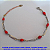 PULSEIRA NO BRUTO PRONTO PARA O BANHO(CX74) - PULSEIRA TAMANHO 18CM +EXTENSOR - (COM CONTAS EM RESINA) PESTO TOTAL 2.4GR - BRU7142 - Imagem 1