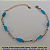 PULSEIRA NO BRUTO PRONTO PARA O BANHO(CX71) - PULSEIRA - TAMNHO 18CM +EXTENSOR - COM CONECTOR EM RESINA - PESO TOTAL 3.2GR - BRU7144 - Imagem 1