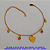 PULSEIRA NO BRUTO PRONTO PARA O BANHO(CX71) - COM CORRENTE CADEADO(SUPER DELICADA) TAMANHO 18CM - PESO 1.9GR - BRU6975 - Imagem 1