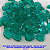 ACESSORIO NO BRUTO PRONTO PARA O BANHO - "ZIRCONIA 10X14MM "  COM FURO - COMPOSIÇÃO 100% VIDRO - COM FURO PASSANTE  - BRU6614 - Imagem 1