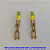 BRINCO  NO BRUTO PRONTO PARA O BANHO -  COM BASE DE 22MM(2,2CM) COM TREIS GOMO DE CORENTE DE 3,5CM - PESO TOTAL 8.5GR - BRU7493 - Imagem 1