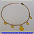 PULSEIRA NO BRUTO PRONTO PARA O BANHO(CX74) - COM CORRENTE CADEADO (SAO BENTO) SUPER LEVE 1.9GR - COM FECHO LAGOSTA - 18CM+EXTENSOR - BRU7503 - Imagem 1